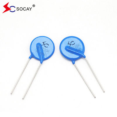 VDE Varistor 820V Zinkoxid Metalen Spanningsafhankelijke Resistor VDR 25D821K 821k D25