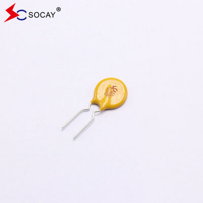 Radial Lead PPTC Resetable Fuse SC60-090CW0D I Hold 0.9A Maximale spanning 60Vdc