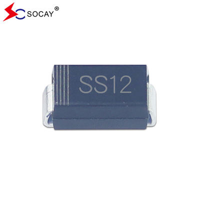 20V herhalende piek omgekeerde spanning SS12A Schottky-barrierdiode SMA-pakket