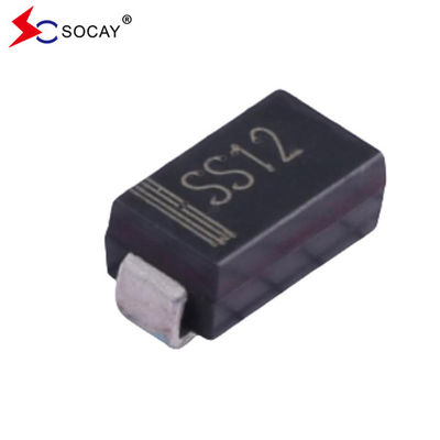20V herhalende piek omgekeerde spanning SS12A Schottky-barrierdiode SMA-pakket