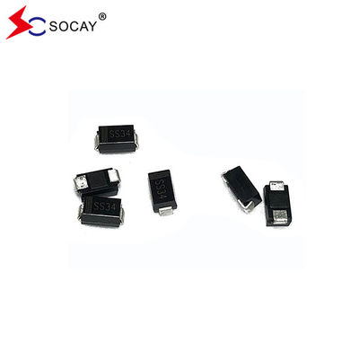 30V 3A 100A 500pF Schottky Barrier Diode SS33A in DO-214AC ((SMA) Pakket